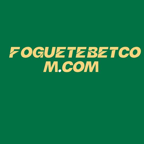 Logo da FOGUETEBETCOM